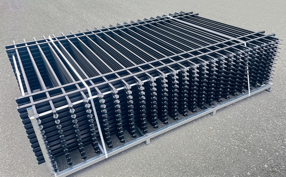 Quantity of (24) 2025 KJ K0724 10 ft x 7 ft Powder Coated Fencing (Unused)