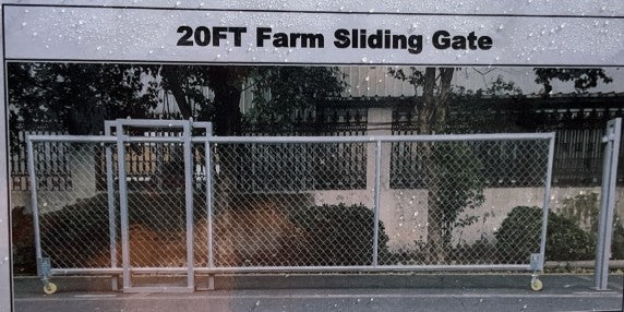 2025 Suihe SFSG-20F-5 20 ft x 6 ft Driveway Gate (Unused)