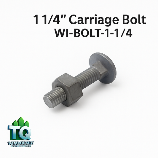 1 1/4" Carriage Bolt WI-BOLT-1-1/4
