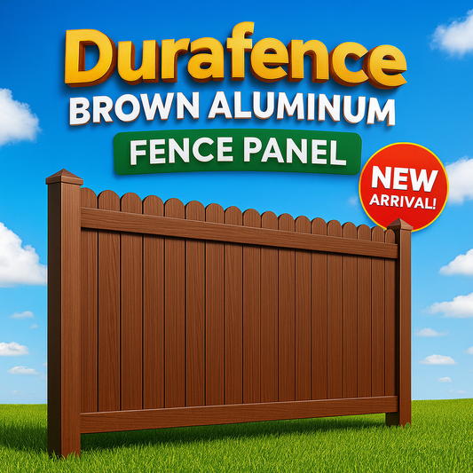 Durafence White Aluminum Fence Panel